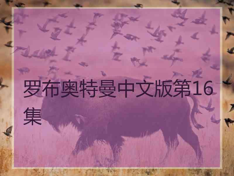 罗布奥特曼中文版第16集