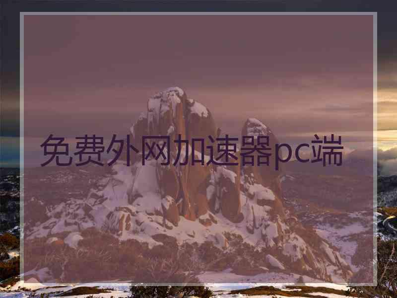 免费外网加速器pc端