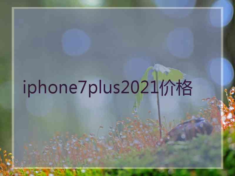 iphone7plus2021价格