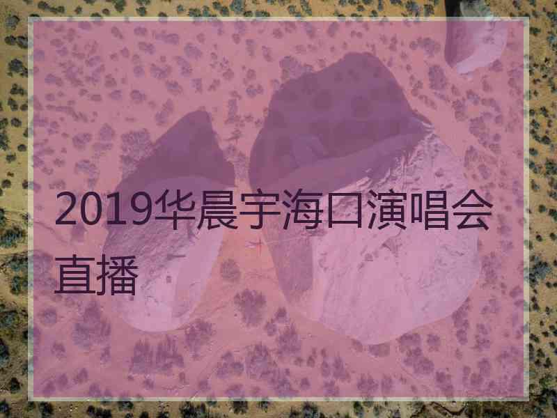 2019华晨宇海口演唱会直播