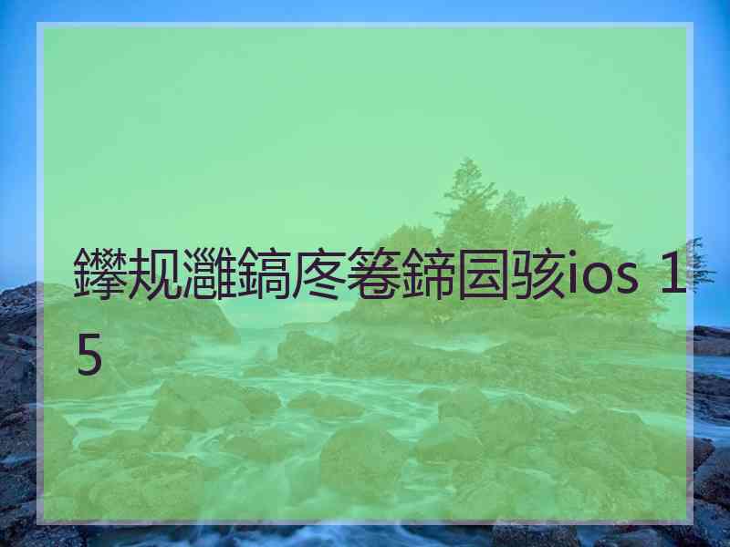 鑻规灉鎬庝箞鍗囩骇ios 15