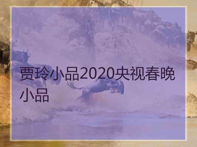 贾玲小品2020央视春晚小品