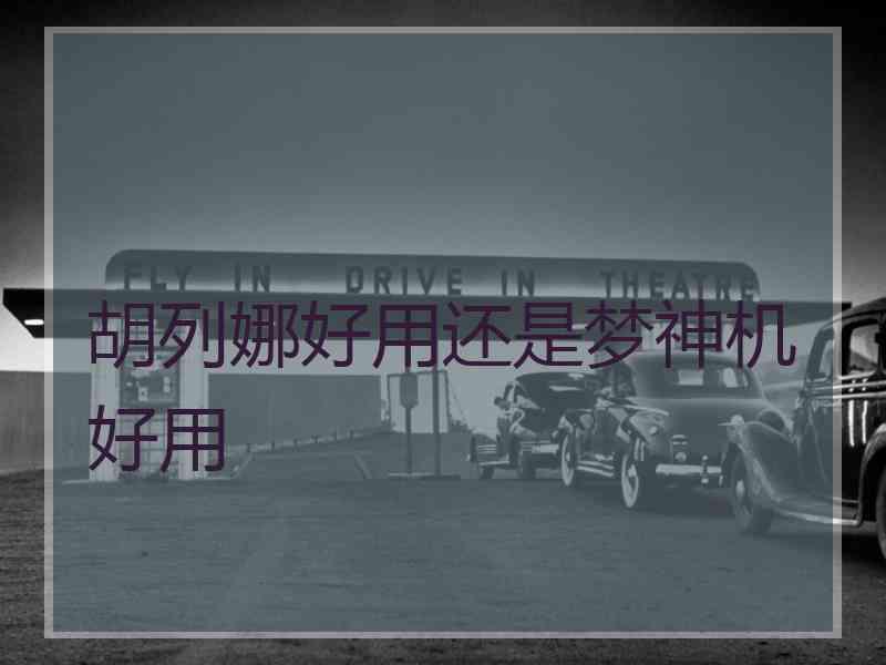 胡列娜好用还是梦神机好用