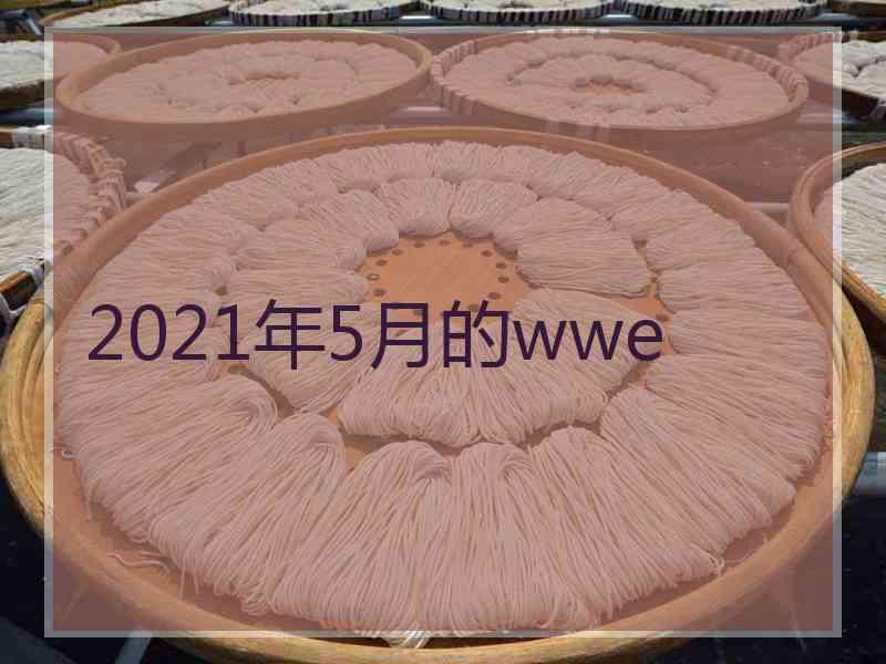 2021年5月的wwe