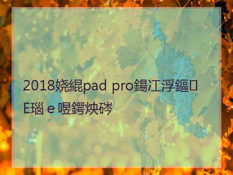 2018娆緄pad pro鍚冮浮鏂Е瑙ｅ喅鍔炴硶