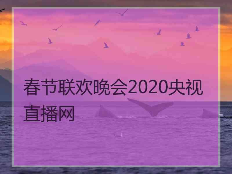 春节联欢晚会2020央视直播网