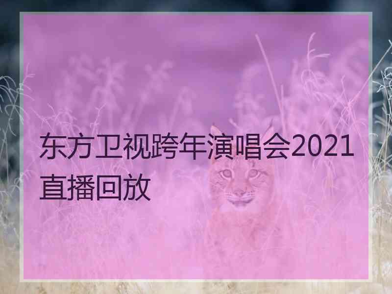 东方卫视跨年演唱会2021直播回放