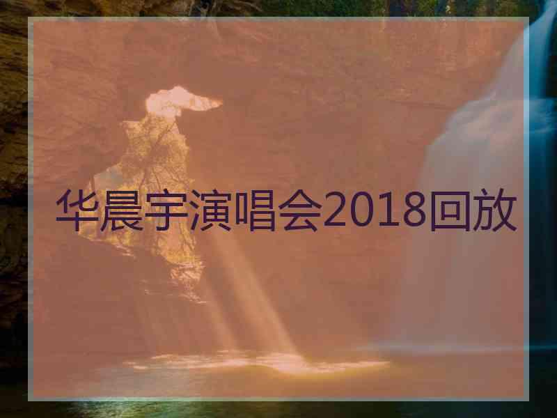 华晨宇演唱会2018回放