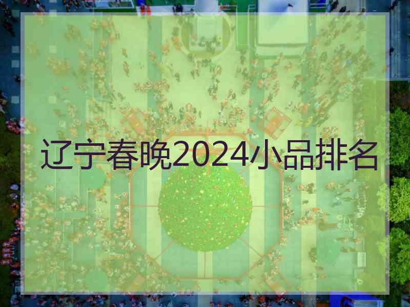 辽宁春晚2024小品排名