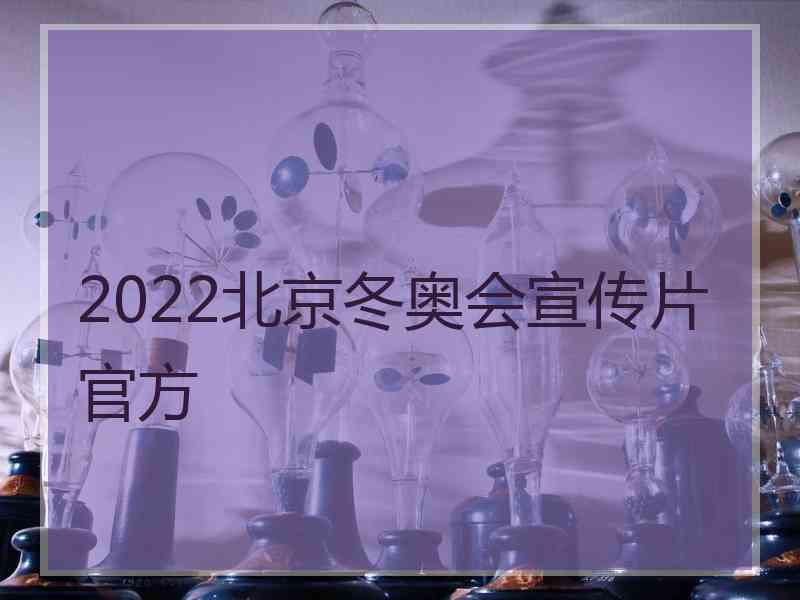 2022北京冬奥会宣传片官方