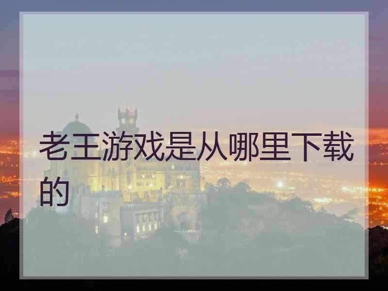 老王游戏是从哪里下载的