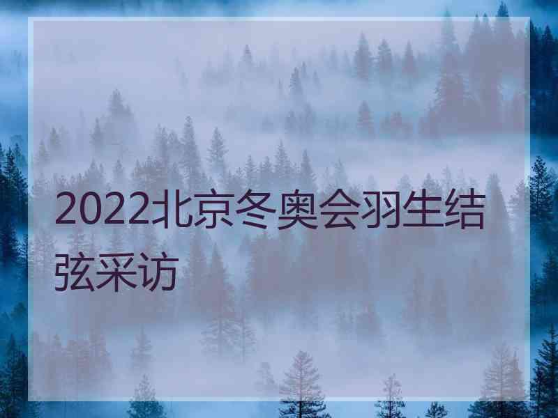 2022北京冬奥会羽生结弦采访