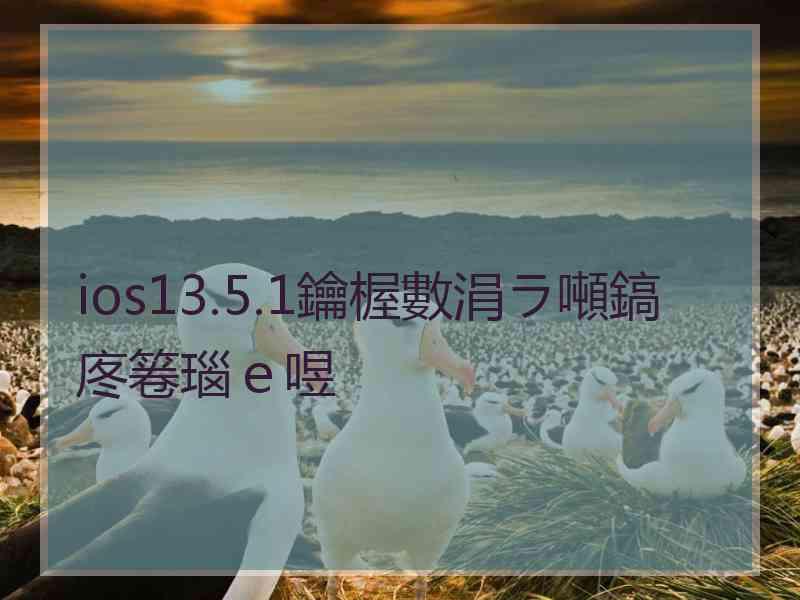 ios13.5.1鑰楃數涓ラ噸鎬庝箞瑙ｅ喅