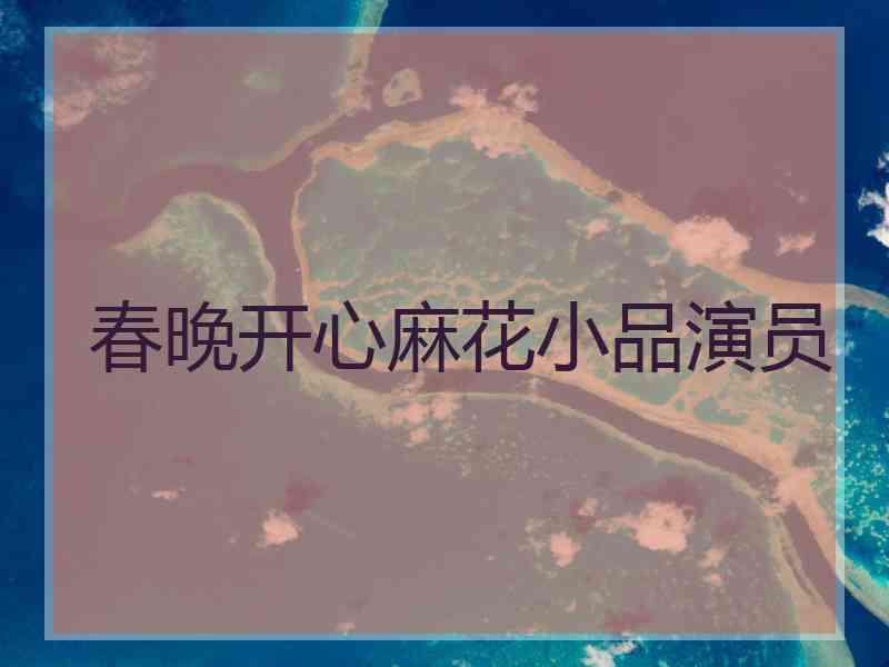 春晚开心麻花小品演员