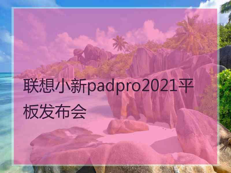 联想小新padpro2021平板发布会