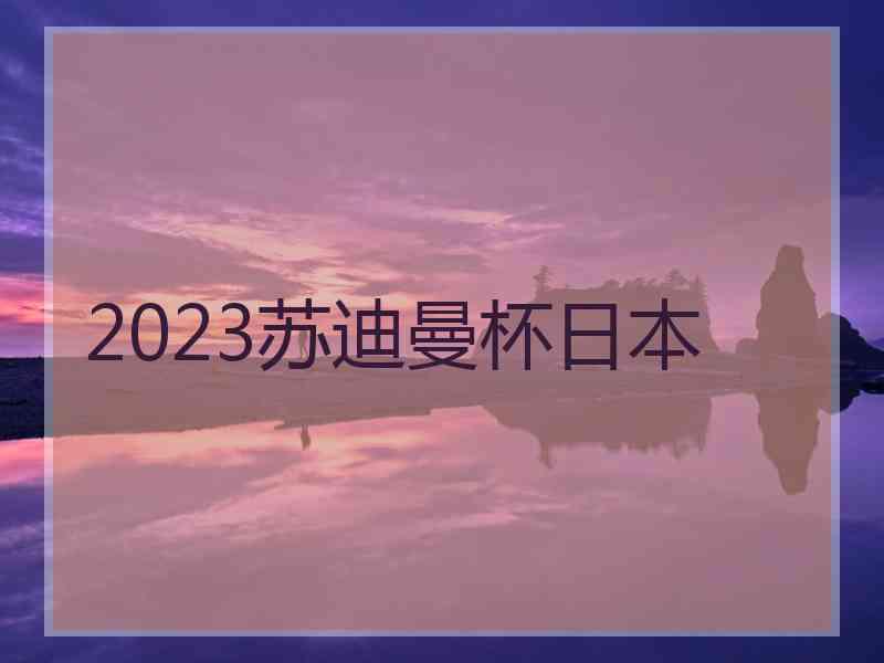 2023苏迪曼杯日本