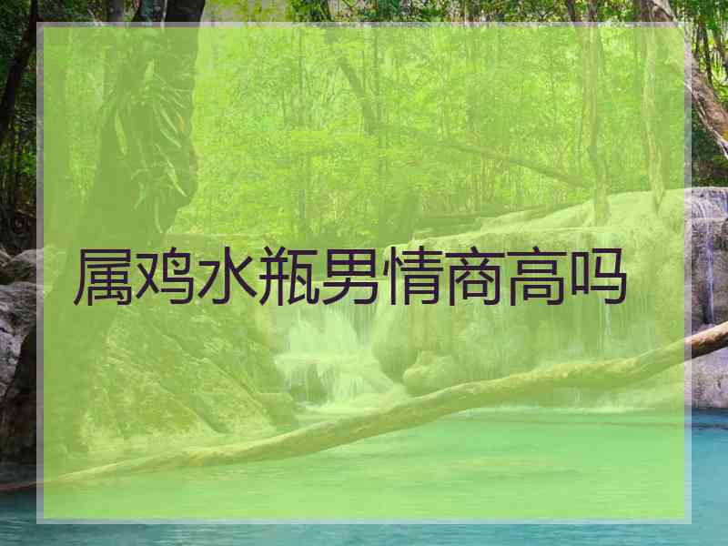 属鸡水瓶男情商高吗
