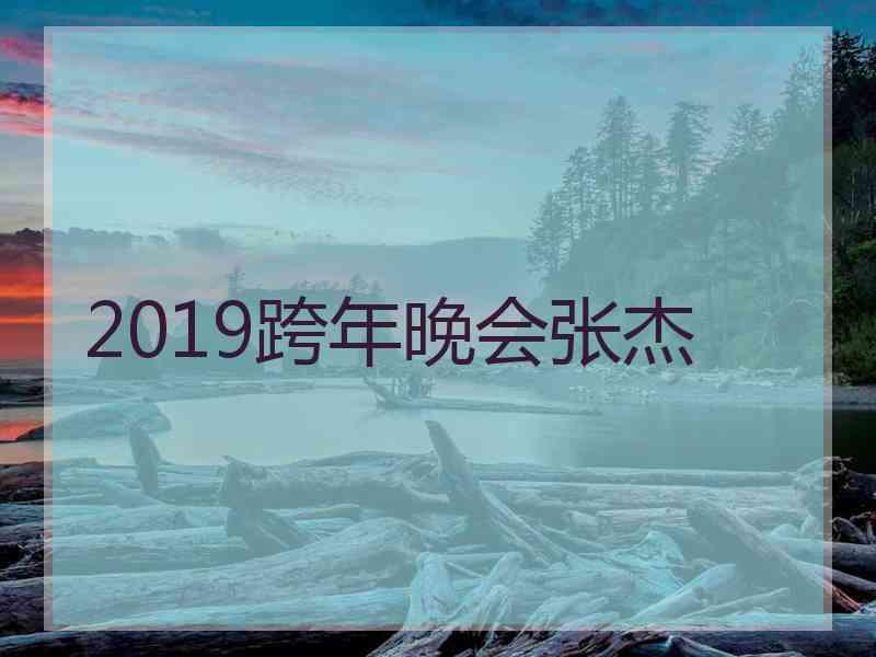 2019跨年晚会张杰
