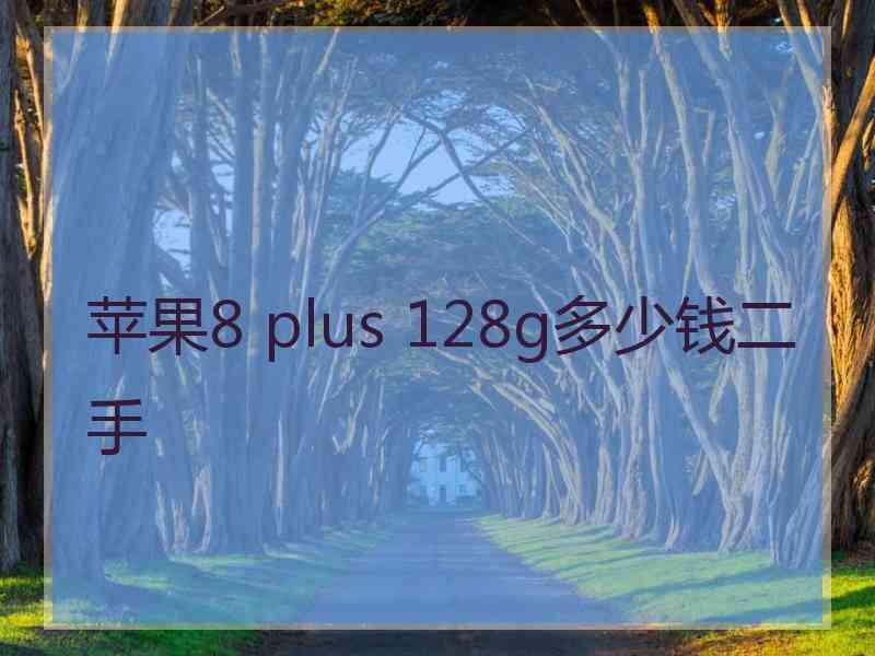 苹果8 plus 128g多少钱二手