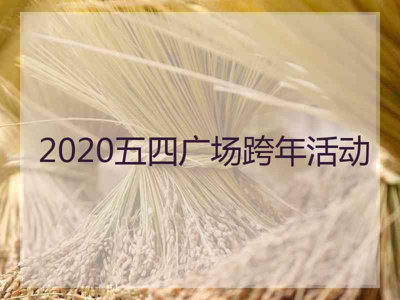 2020五四广场跨年活动