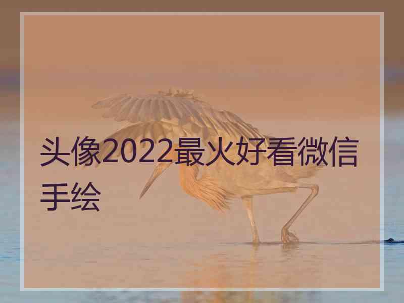 头像2022最火好看微信手绘