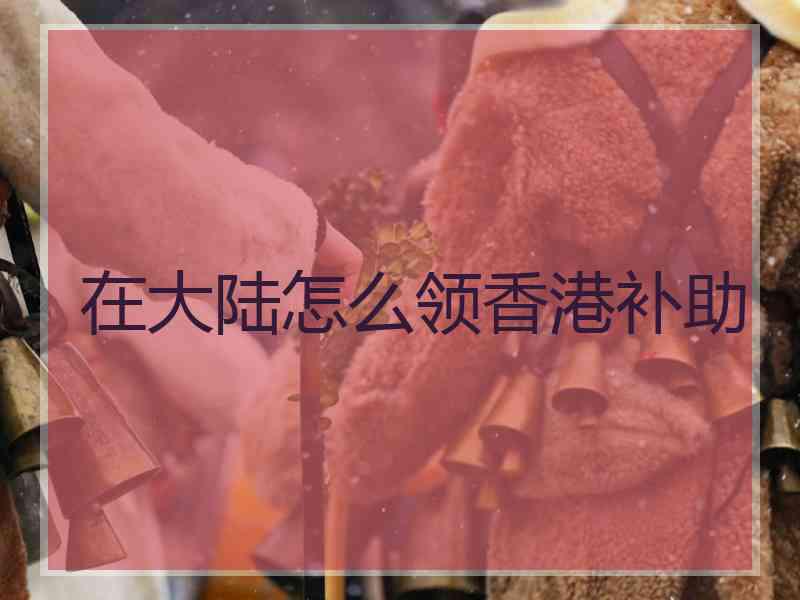 在大陆怎么领香港补助