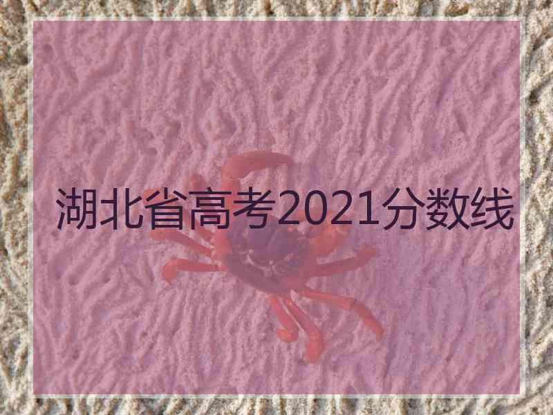 湖北省高考2021分数线