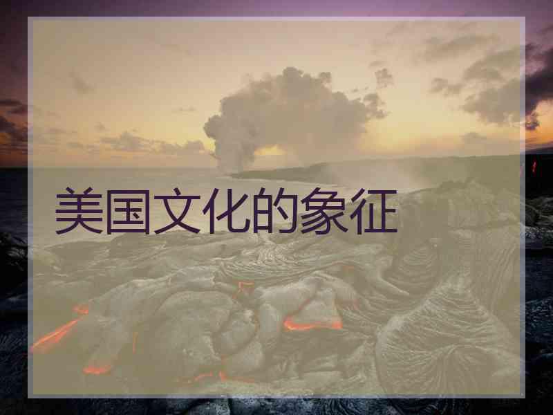 美国文化的象征