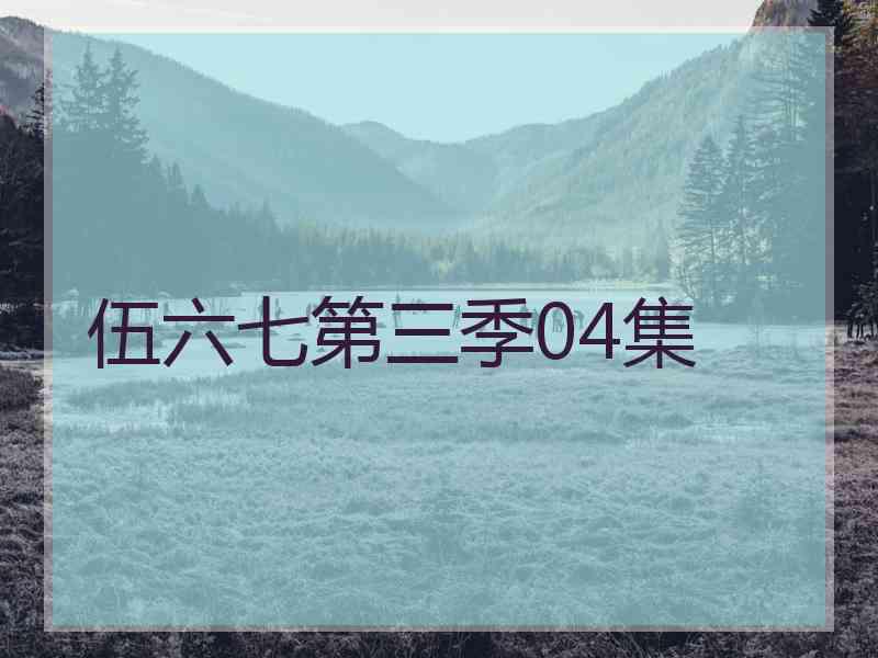 伍六七第三季04集