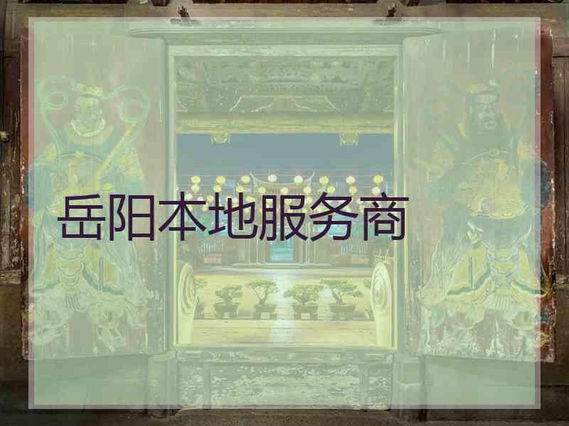 岳阳本地服务商