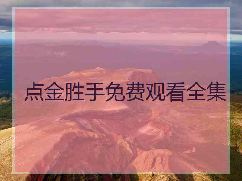 点金胜手免费观看全集