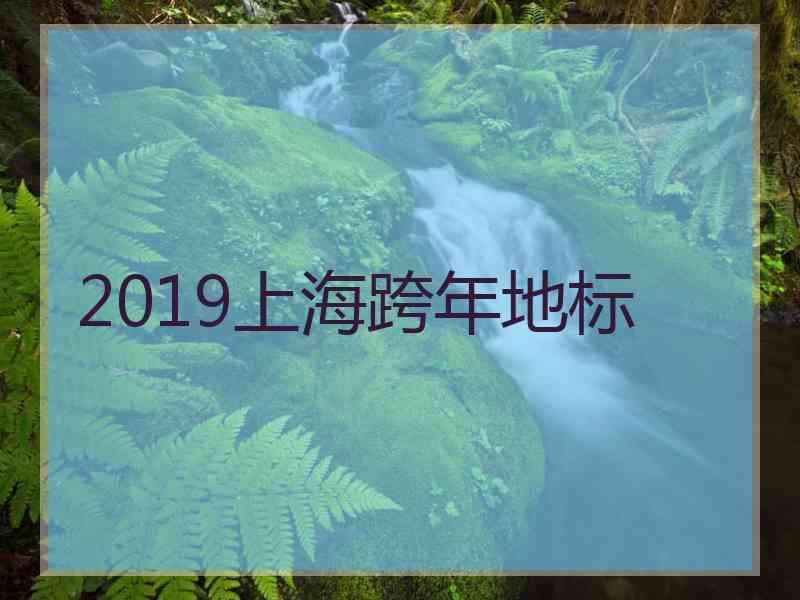 2019上海跨年地标