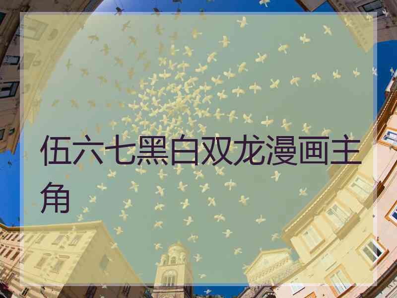 伍六七黑白双龙漫画主角